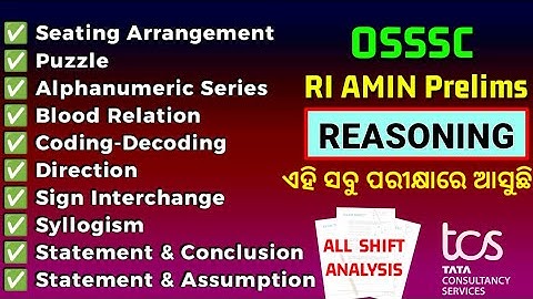 𝗥𝗜 𝗔𝗠𝗜𝗡 𝗔𝗹𝗹 𝗦𝗵𝗶𝗳𝘁𝘀 𝗥𝗲𝗮𝘀𝗼𝗻𝗶𝗻𝗴 || 𝗧𝗼𝗱𝗮𝘆 𝗘𝘅𝗮𝗺 𝗔𝗻𝗮𝗹𝘆𝘀𝗶𝘀 || 𝗢𝗦𝗦𝗦𝗖 𝗥𝗜, 𝗔𝗠𝗜𝗡 𝗣𝗿𝗲𝗹𝗶𝗺𝘀 𝟮𝟬𝟮𝟱  Solution Routes