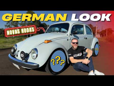 Fusca German Look - Novas Rodas Porsche de 17 Polegadas!