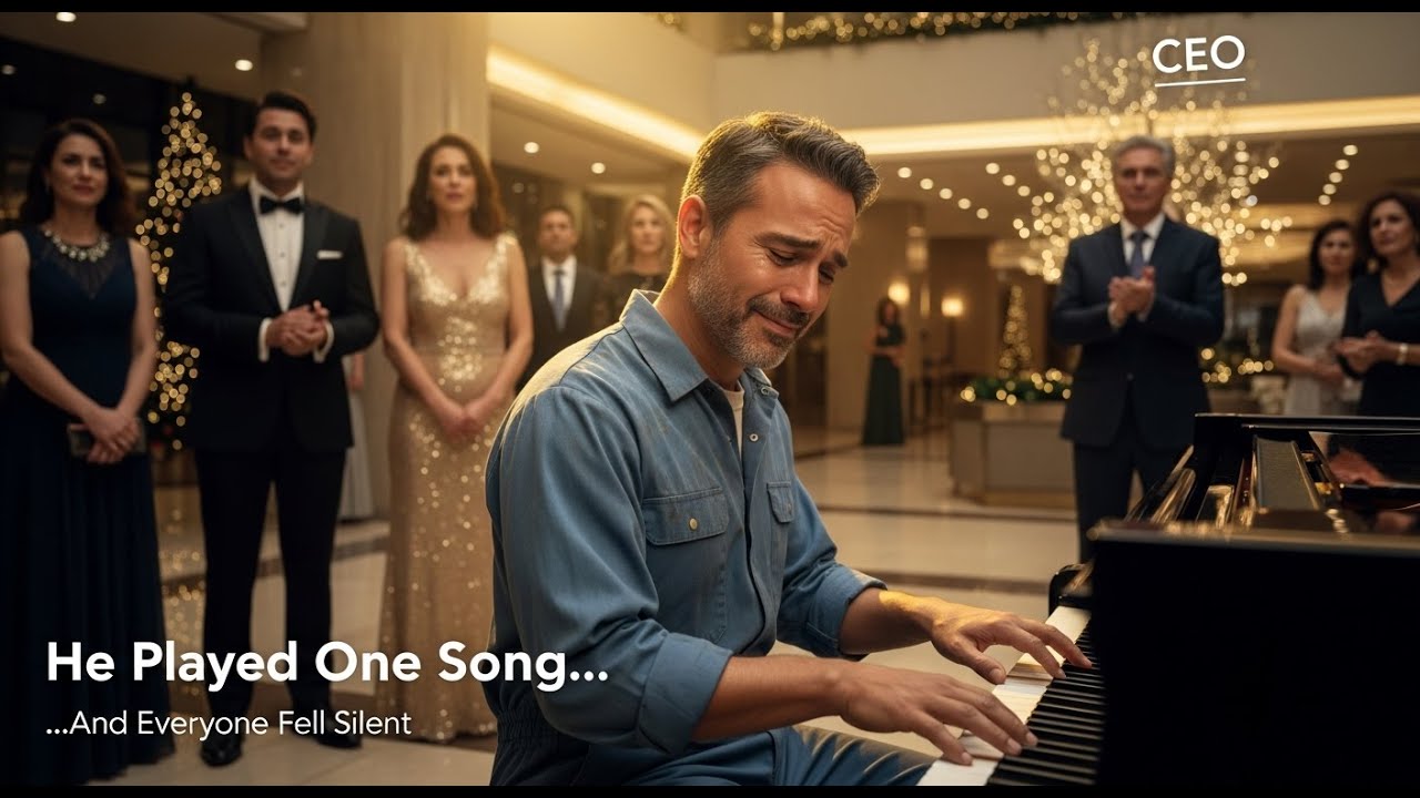 Janitor Plays Piano at Office Party — What Happens Next Will Leave You Speechless