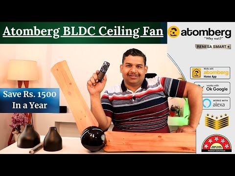 Smart BLDC Ceiling Fan || App + Alexa + Remote Controlled | Atomberg Renesa Smart+ | Best BLDC Fan