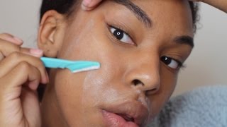 How I Shave My Face! Benefits to WOMEN shaving face!