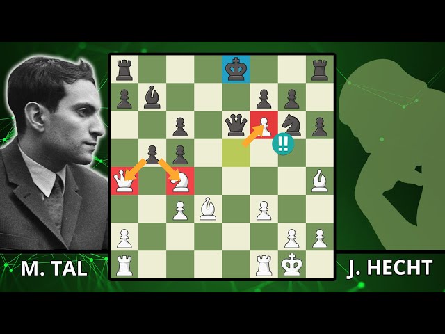 Only Mikhail Tal Can Make Consecutive SACRIFICES like This! - Remote Chess  Academy