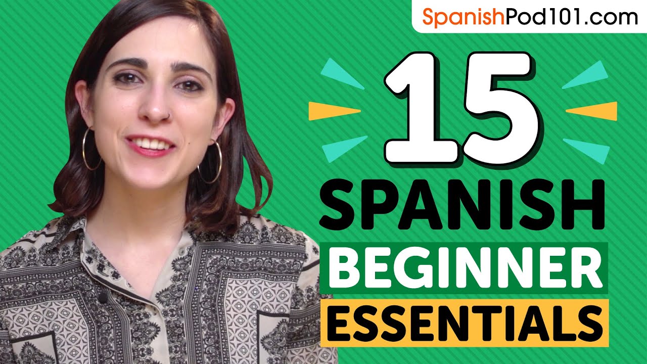 15 Beginner Spanish Videos You Must Watch Learn Spanish YouTube