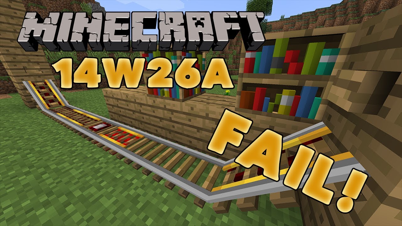 Minecraft 1.8 Snapshot 14w26a fail