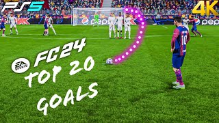 FC 24😱| TOP 20 GOALS #1 PS5 { 4K }