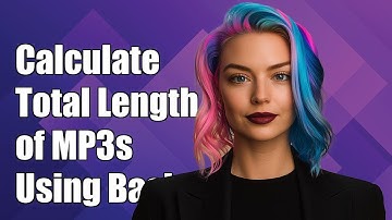 How to Calculate Total Length of All MP3 Files in a Folder Using Bash