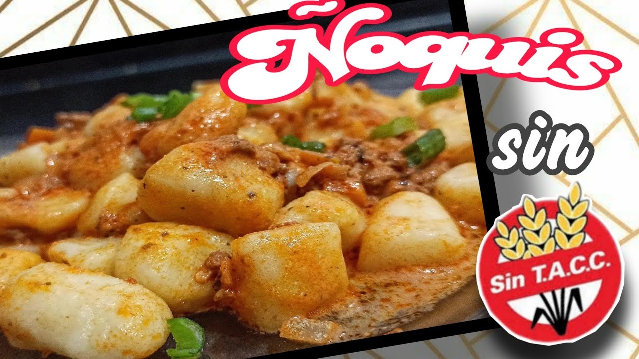 ÑOQUIS sin TACC / sin gluten / para celíacos