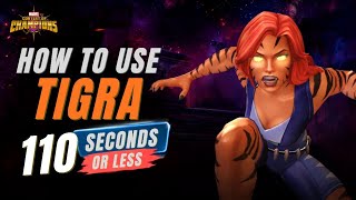 How To Use Tigra MCoC | Massive SP2 Burst Damage
