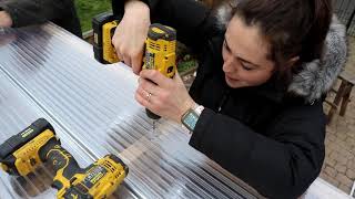 Installing a Carport Roof & Guttering | The Carpenter's Daughter