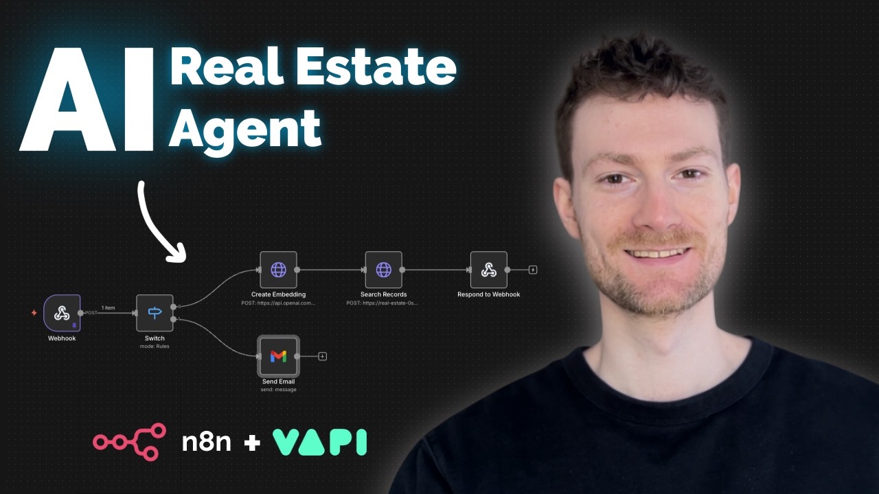 Build an AI Voice Agent for Real Estate Using Vapi, Pinecone and n8n (FREE Template)