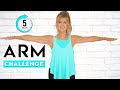 5 Minute Tone Your Arms Workout CHALLENGE! No Equipment