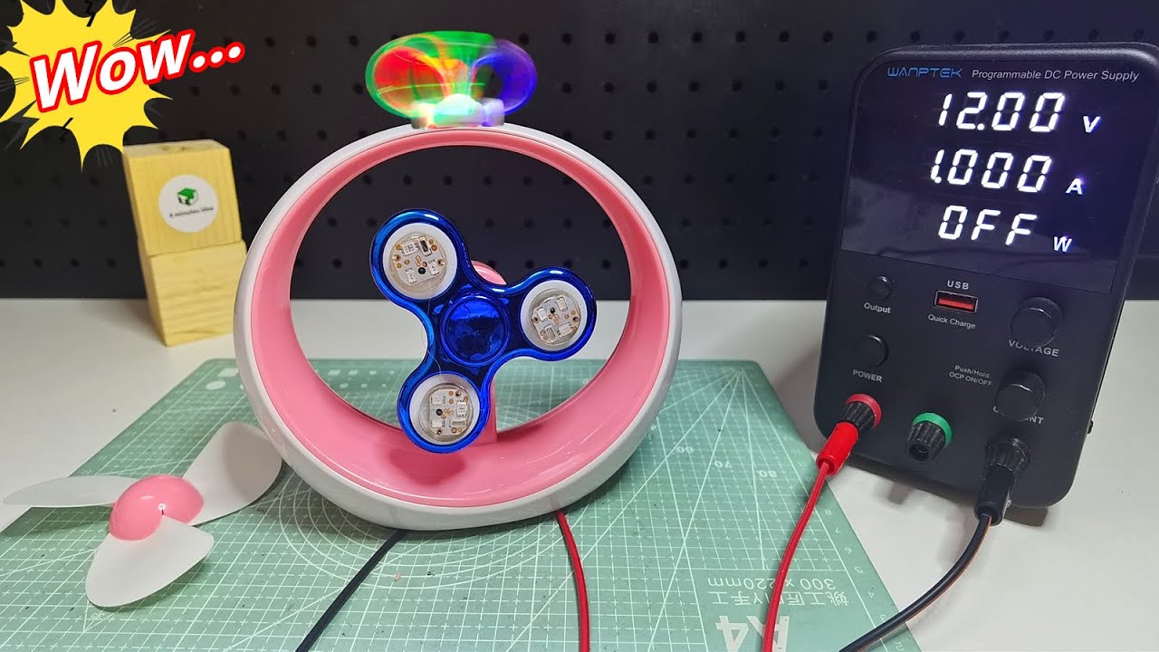I Applied High Voltage to Modified Spinner Fan#009