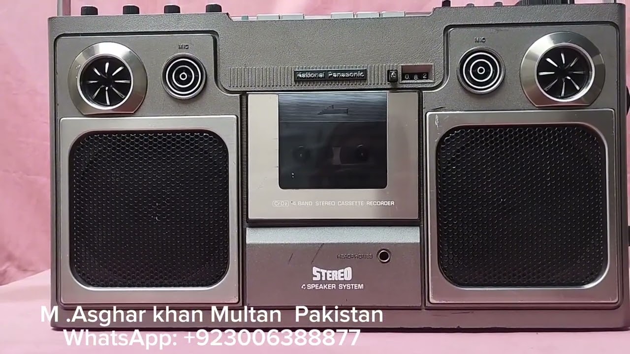 National　４SPEAKER STEREO MAC　RS-4300 National panasonic RS-4300 - YouTube