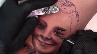 Son portrait - Tattoo time lapse