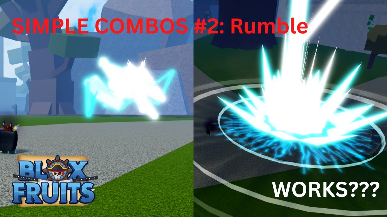 The Best Rumble Fruit Showcase And Pvp Combo In Blox fruit At