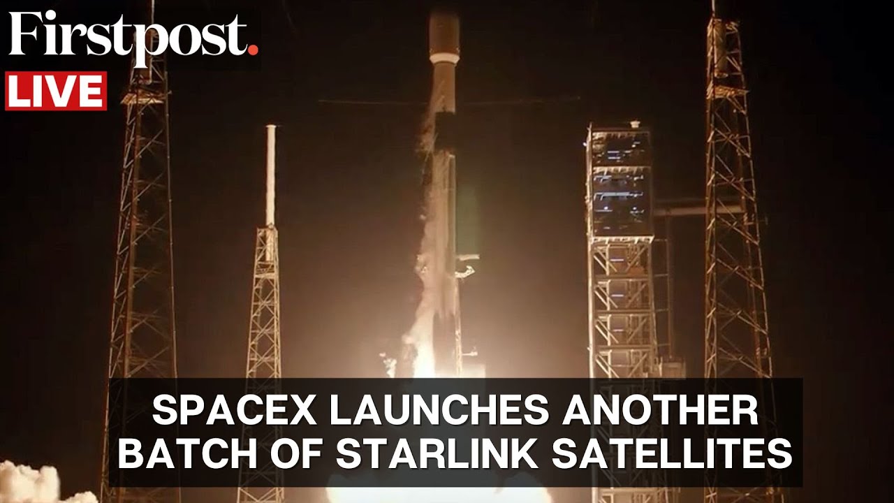 LIVE: SpaceX Launches New Batch of Starlink Satellites into Space - YouTube