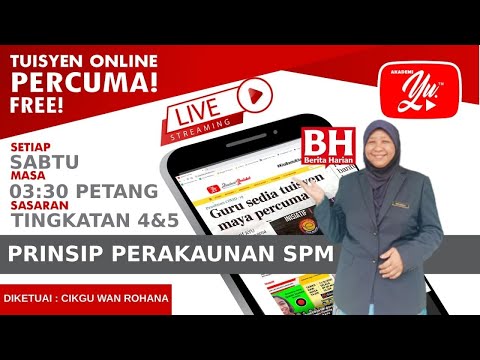 PRINSIP PERAKAUNAN SPM, GERAK GEMPUR AKAUN 5 OLEH CIKGU WAN ROHANA #55