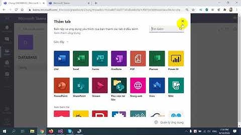 Hướng dẫn sử dụng MS Team để giảng dạy Trực tuyến