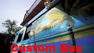The Amazing Bus built from Materials gathered from Craigslist