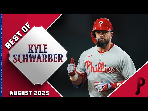 💪 POWER SURGE 💪 Kyle Schwarber crushes 12 homers, drives in 33 runs for the Phillies in August!