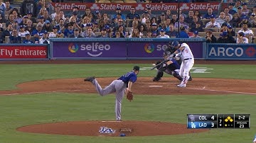 COL@LAD: Grandal crushes a grand slam to take lead