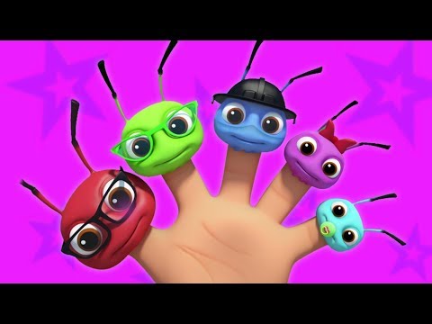 Video con ong ngón tay gia đình | vườn ươm vần | Kids Rhymes... - youtube