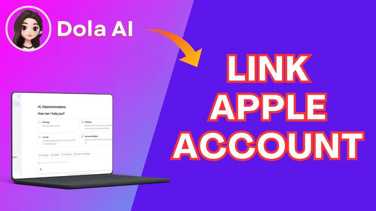 Как привязать учетную запись Apple к Dola AI 2026?