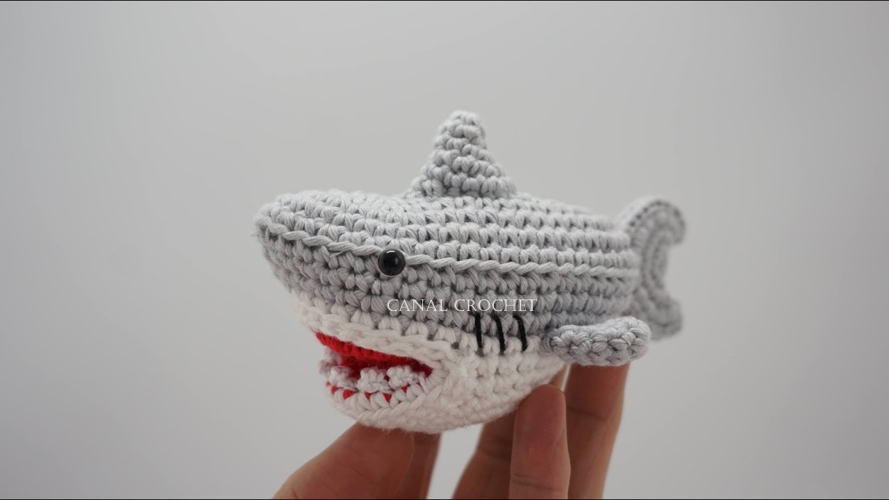Tiburón amigurumi tutorial