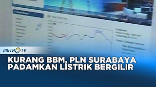 Peristiwa Pemadaman Listrik Bergilir di Surabaya karena Krisis BBM Dok. 2008