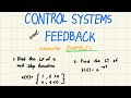 Control Systems and Feedback Introduction EXAMPLES using Laplace Transform Equation (Recalling)