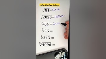 🎯Under root//Cube root//Square root Trick solution ✅💯💯 #maths #study #shorts #viralvideo #trending