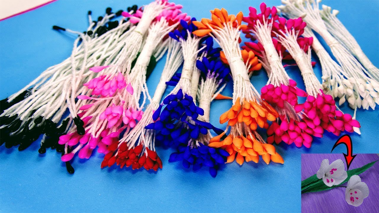 MAKE Flower stamen | Diy stamen making | best homemade stamen By Muniya Munni