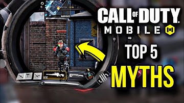 Top 5 Mythbusters in Call of Duty : Mobile | COD Mobile Myths #1