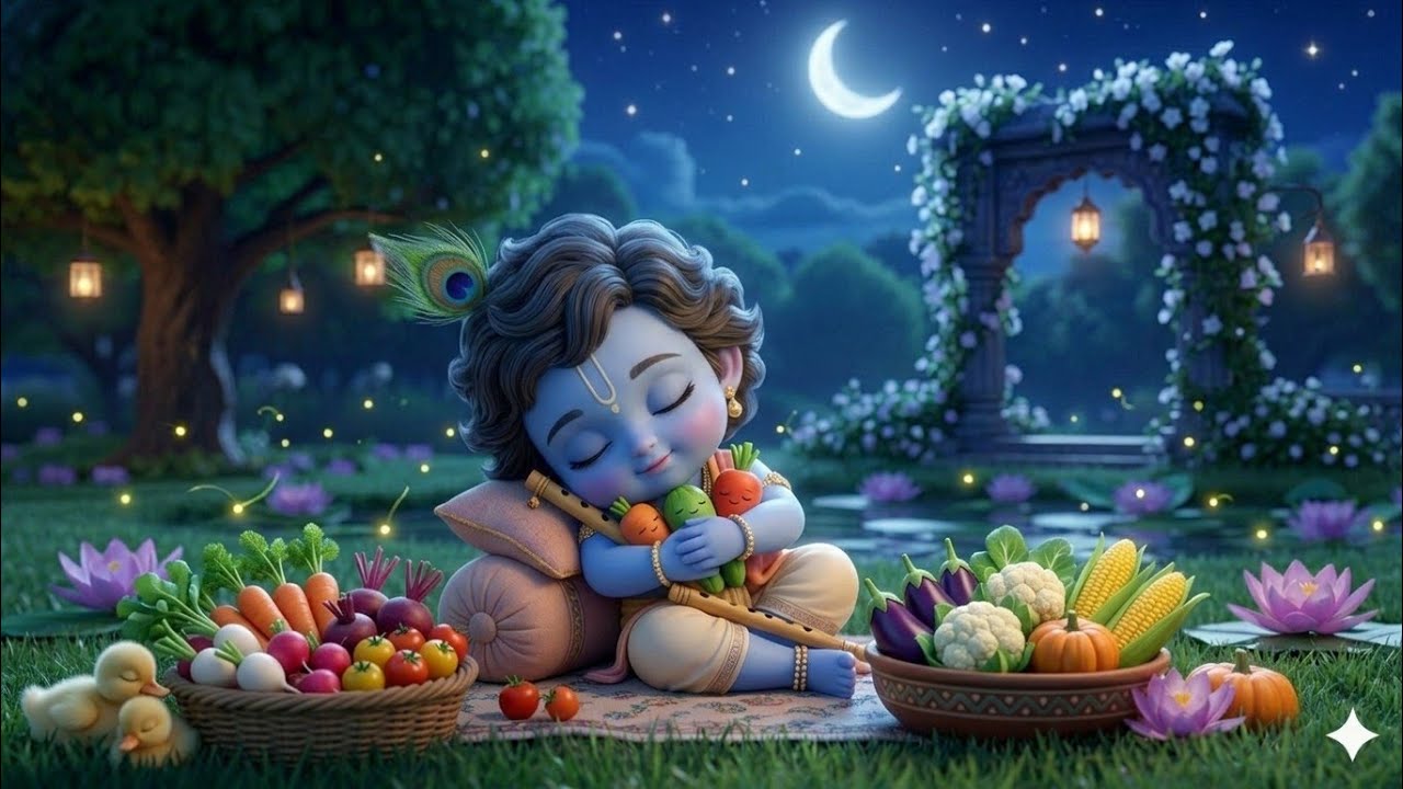 Krishna Loves Vegetables 🥕🥬 | Shri Krishna Govinda | Healthy Food for Children