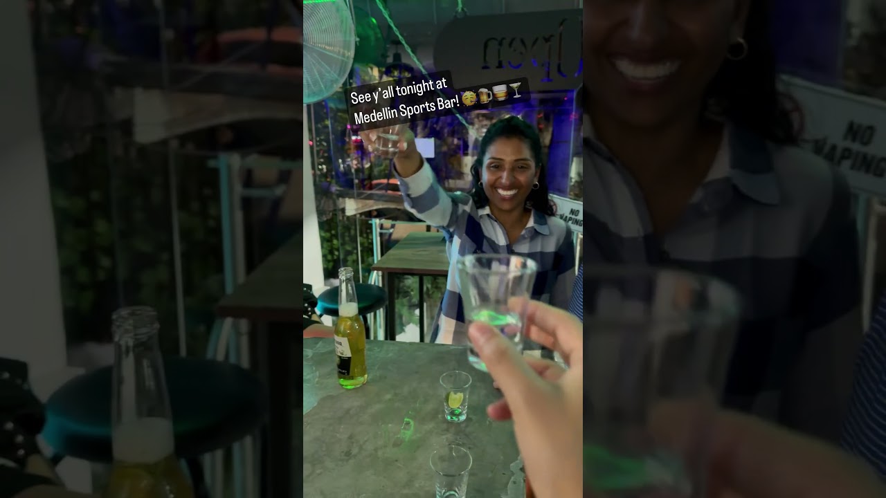 Fun, friends, and drinks at Medellin Sports Bar! 