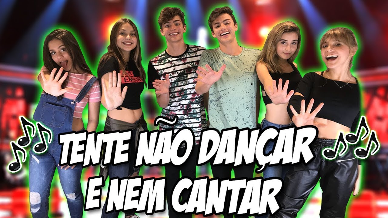 TENTE NÃO CANTAR E DANÇAR!! ft. BFF Girls e Luna Bandeira •Irmãos Scribel•