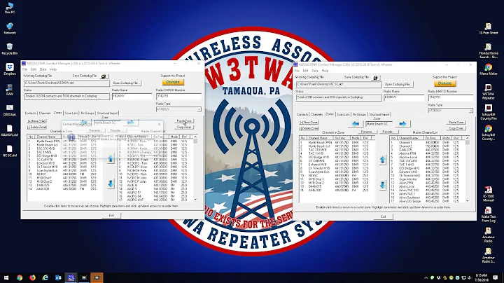 Merging Single DMR Zones from one Codeplug to Another with N0GSG Contact Manager