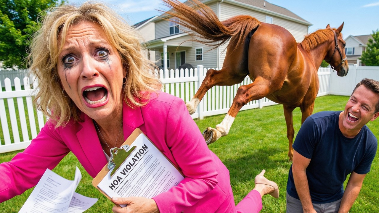 HOA Karen Told Her Rich Friends She Owned My Horses — So I Let Her Walk Right Into It
