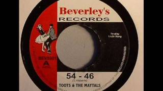 TOOTS AND THE MAYTALS - 54-46 WAS MY NUMBER - DUB VERSION (VERSION DUB) chords