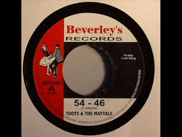 TOOTS AND THE MAYTALS - 54-46 WAS MY NUMBER - DUB VERSION (VERSION