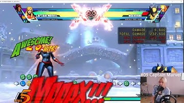 My personal ranking on the UMvC3 palette swap v.5 mod by Tabs