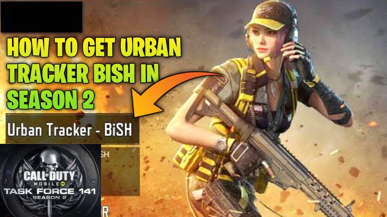 HOW TO GET  URBAN TRACKER BISH JOLT SHOCKER  IN SEASON 2 BATTLE PASS BP GROUND FORCE SUBSCRIPTION S2