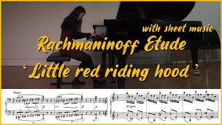 Rachmaninoff Etude Tableau Op.39 No.6 Story Of Little Red Riding Hood Told By A Clical Piano