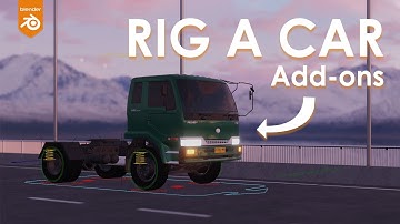 Rig A Car Blender Add-ons Tutorial || Blender 3.5