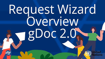 The eight step Request Wizard overview in gDoc 2.0