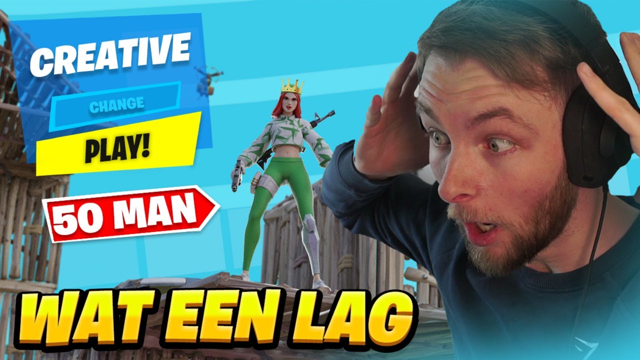 Ik SPEELDE een 50 MAN MOVING ZONE in CREATIVE met KIJKERS!