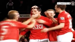 Cristiano Ronaldo 30 yard Free Kick Man UTD vs Portsmouth 30 01 08 HD