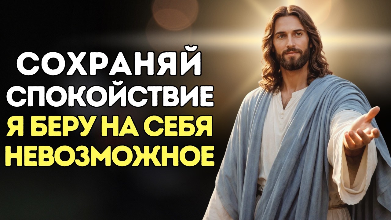 Бог говорит тебе сегодня: оставайся в мире, Я позабочусь о невозможном | Бог верен