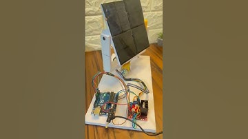 DIY dual access Solar Tracker using arduino #solarenergy #arduino #trending