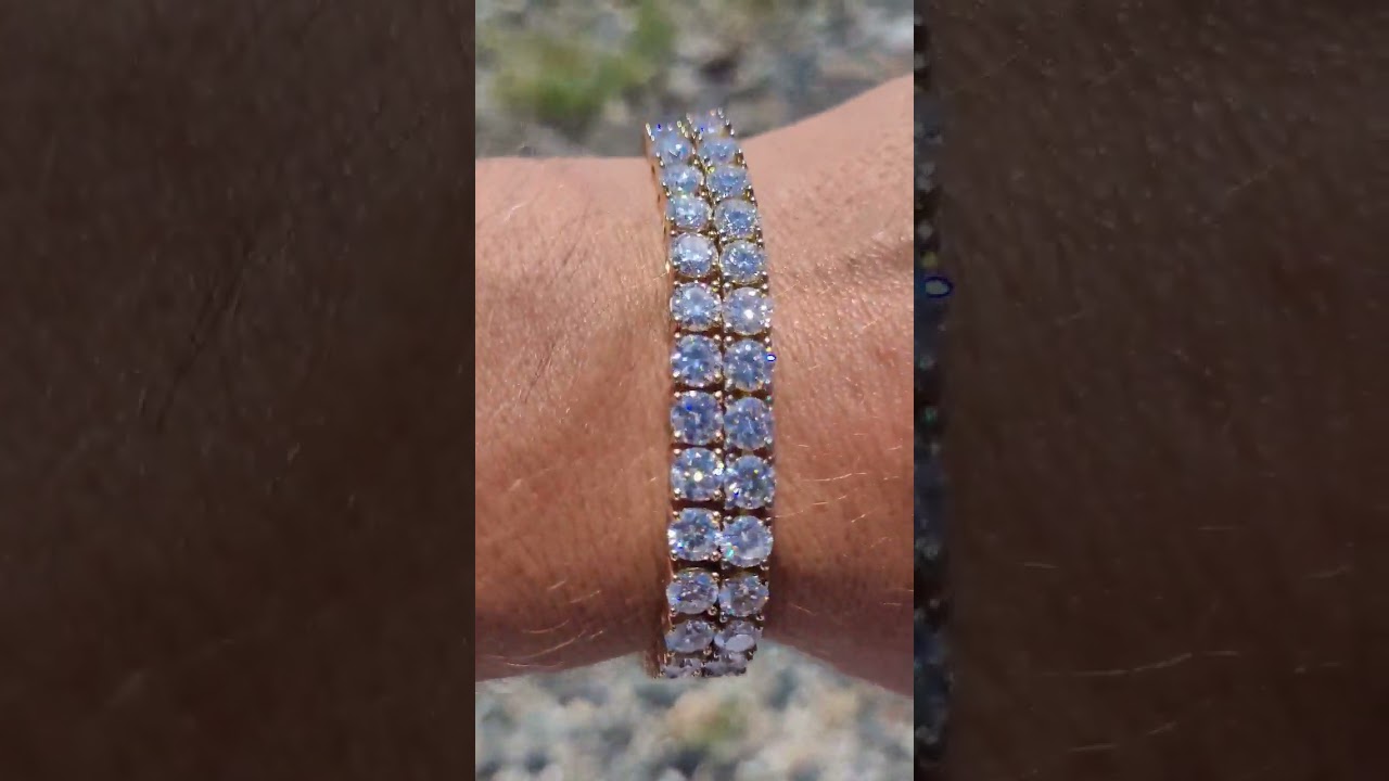 Solid Gold from The Real Jewelry Company vs. Gold-plated from Guu Tennis Bracelets! 